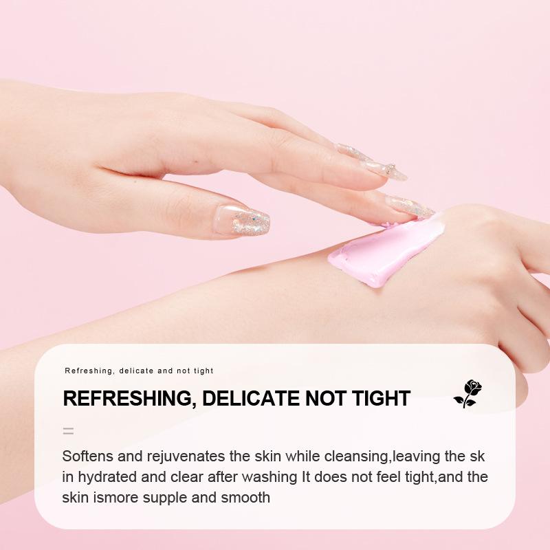 8pcs Rose Mud Mask Moisturizing Deep Cleansing Mask Blackhead Pores Oil Control Smearing Mud Mask Face Care