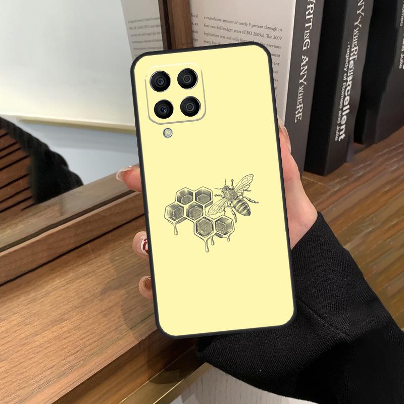 Bee Honey Cover For Samsung Galaxy M23 M33 M53 M13 M51 M11 M31s M30s M12 M32 M52 M20 M14 M34 M54 Case