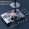 Mobile Phone Laptop Bracket 2-in-1 Heightening Vertical Heat Dissipation Folding Office Liftable Carbon Steel Bracket