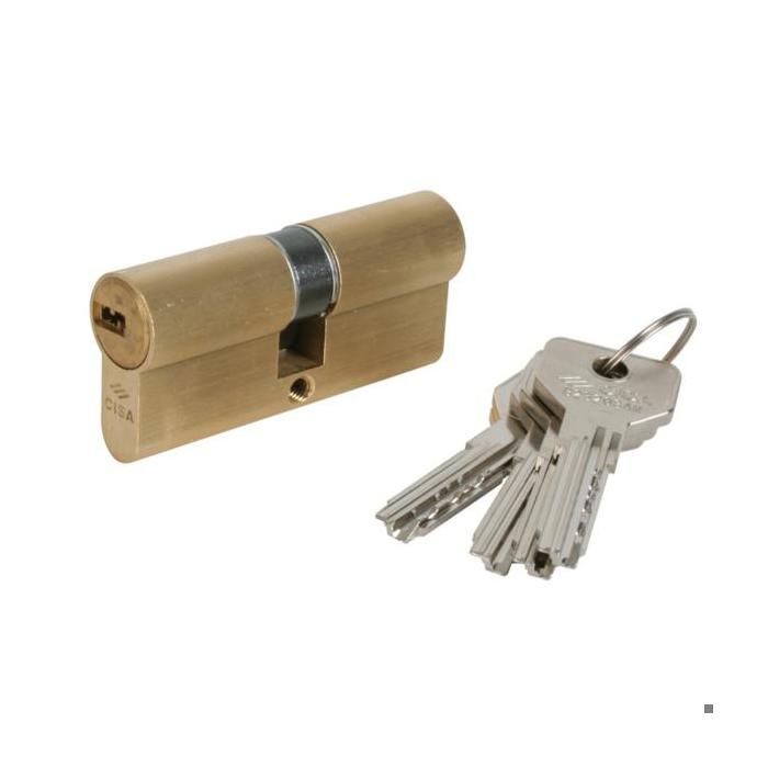 Cylindre Cisa Europerfil Brassed 30x40 Sécurité As