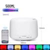 500ML Ultrasonic Air Humidifier & Aroma Diffuser - Muji Style, USB, Large Capacity