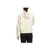 Adidas Logo-Print Kapuzenpullover mit Kordelzug Langarm Damen Oberteile Off-White HZ7035