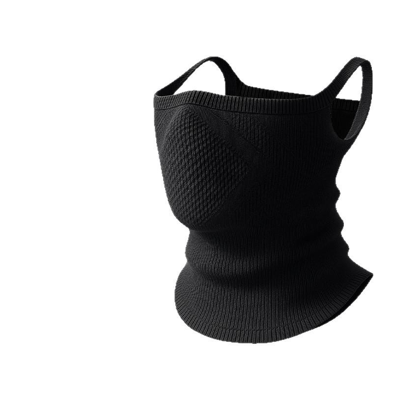 Herren Ohrschlaufe Gestrickte Radsport Gesichtsmaske Schal und Nackenwärmer