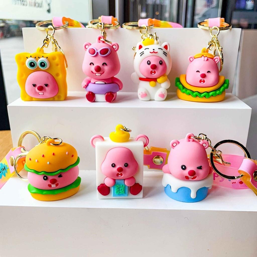 Beaver Keychain Silicone Cartoon Bag Charm Ideal For Birthdays Graduation More And