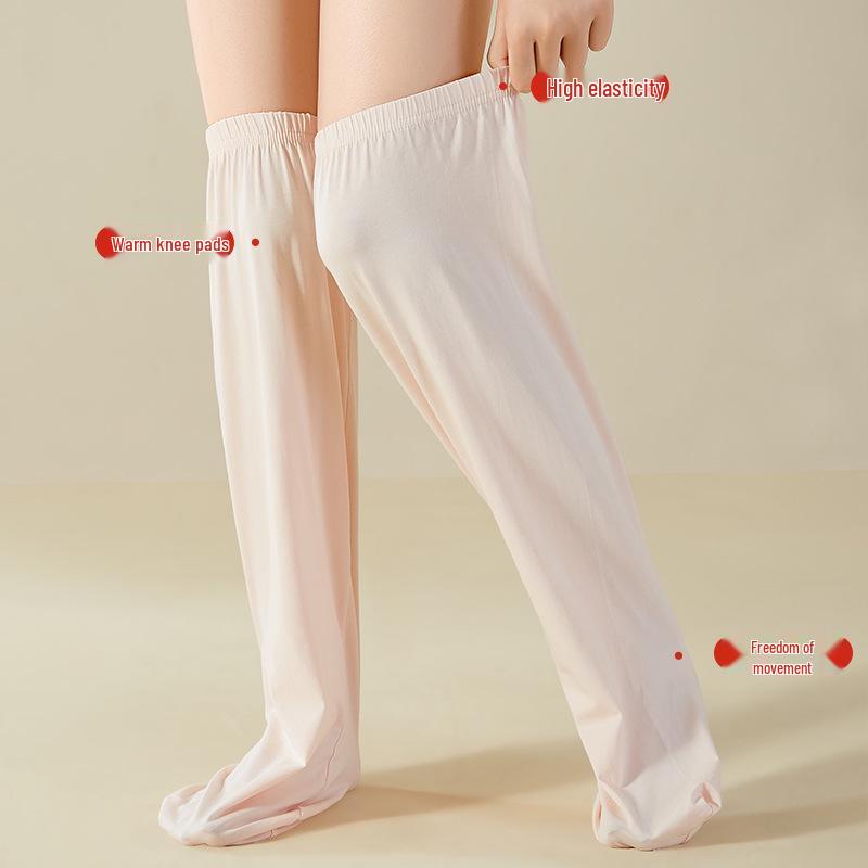 Pure Cotton Sleep Socks - Breathable Mid-Calf Socks for Women, Men, and Children