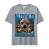 Chihuahua Unisex s Fun Pattern camiseta mee retro Y2K camiseta de Unisexga corta