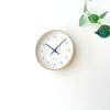 KATOMOKU plywood clock 22 Black km-121BKRC Wall Clock, Continuous Second Hand, Diameter 25.2cm (Radio-controlled clock)