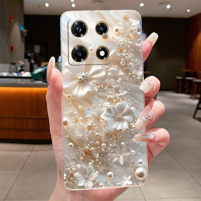 For Infinix Note 30 Pro Cases Note 30 VIP Flower Phone Cover Bumper For Infinix Note 30 5G X6711 Note30 4G Soft Silicon TPU Case