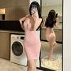 Sexy lingerie Passionate hot uniform temptation Slim fit hip wrap neck nightdress small chest show big open gear free