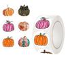 Halloween Pumpkin Stickers: Cool Cartoon DIY Decorative Seals for Journals