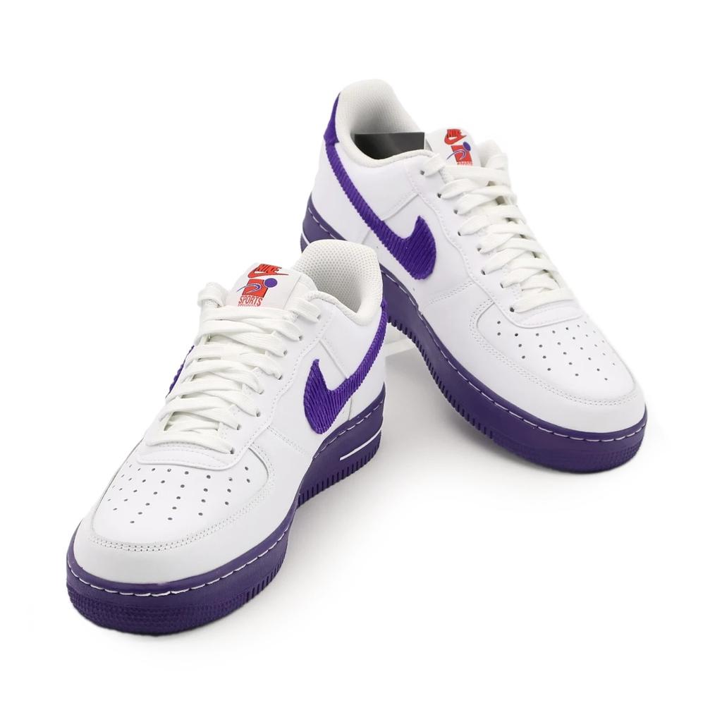 DB0264-100 Nike Air Force 1 Low Sports Specialties White Purple Red (Men's)