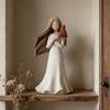 Cardinal Gifts for Women with Red Bird Sculpted Hand-Painted Figurine Sympathy Gifts for Loss of Loved One