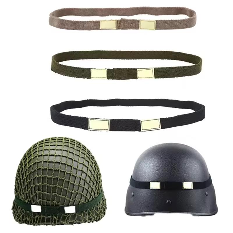 Tactical Helmet Strap Reflective Elastic Band For Military Helmet Strap Outdoor Combat Hunting Accessories Self-Luminous In Dark