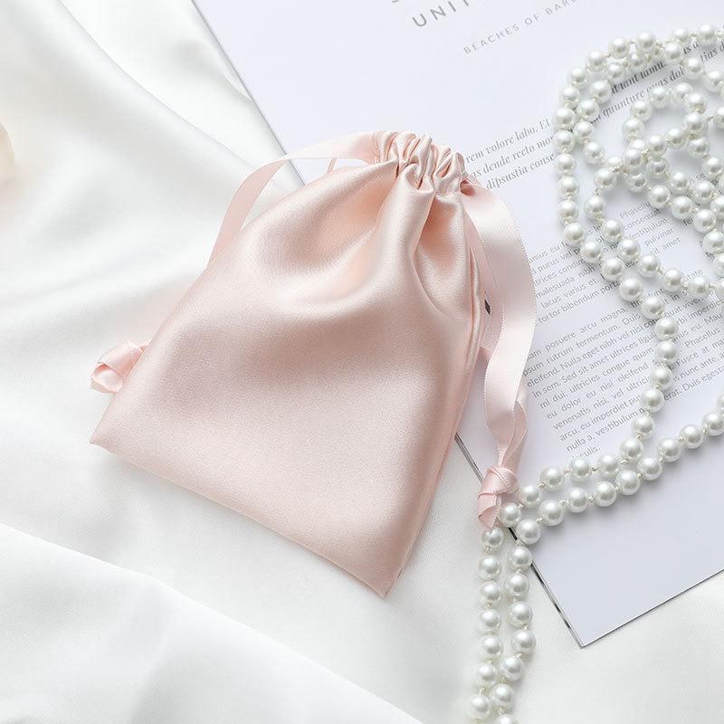 Confezione Regalo Sacchetto di Seta Artificiale Sacchetto Antipolvere Sacchetto per Passeggino Coulisse Accessori Personalizzati