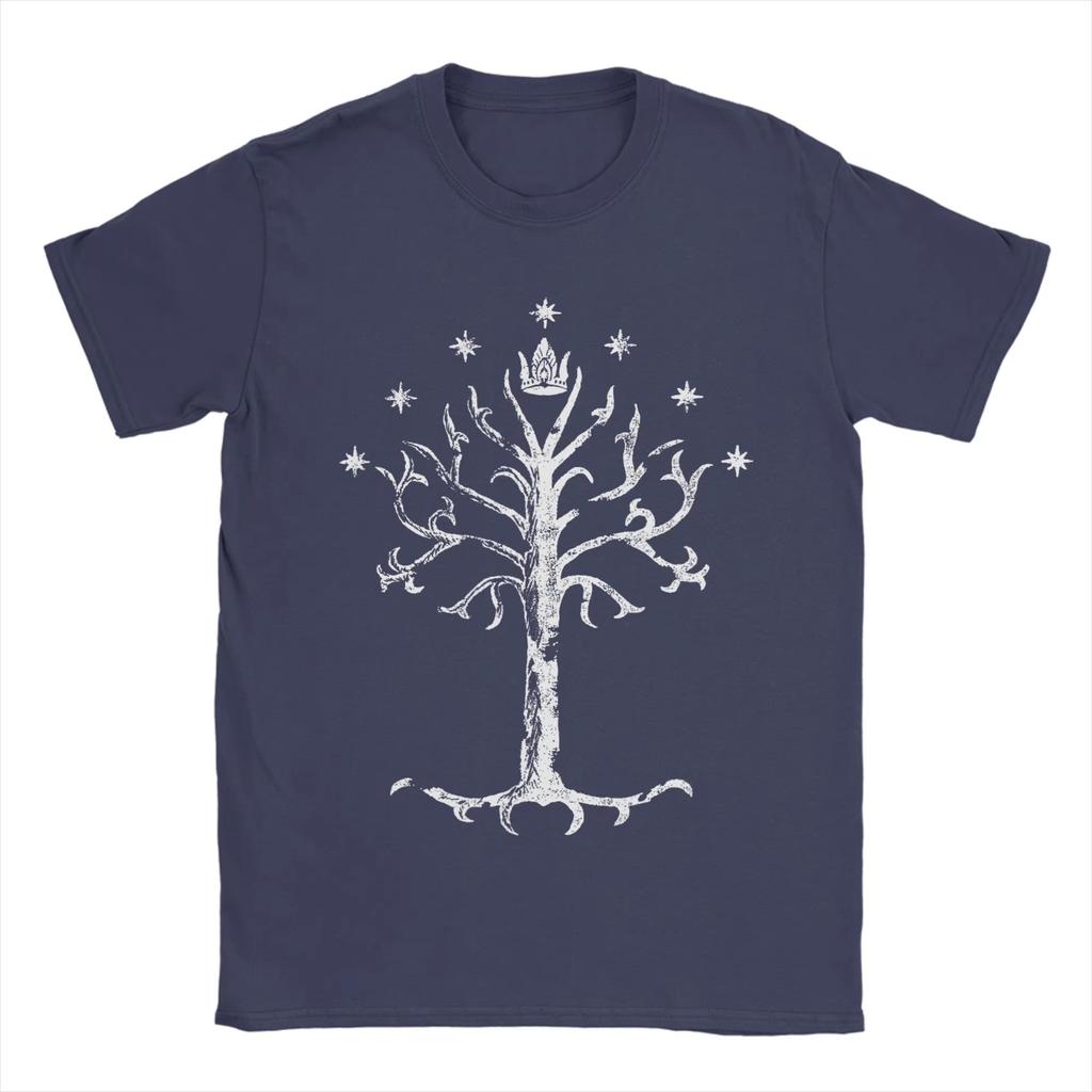 Best Selling L-Lords of The R-Rings Tree of Gondor T-Shirt for Men Tees Crewneck Short Sleeve T Shirt Birthday Present Clothes