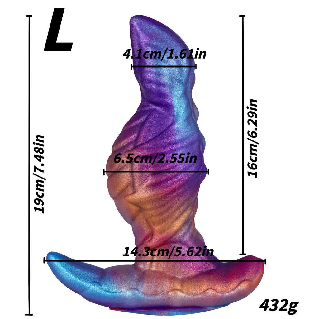 Alien Bird Silicone Anus Plug & Wearable Penis Toy for Beginners