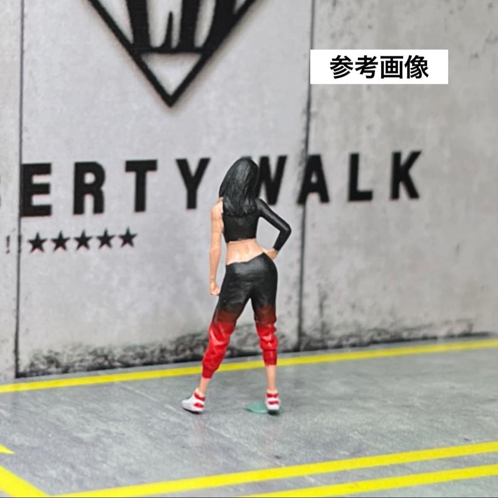 MiniRealm Figure Model Girl MR0059 Model Diorama Minicar Miniature 1/64 [Used]