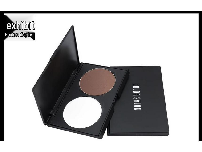 Two-Tone Contour & Highlight Palette with Dual-Use Blush