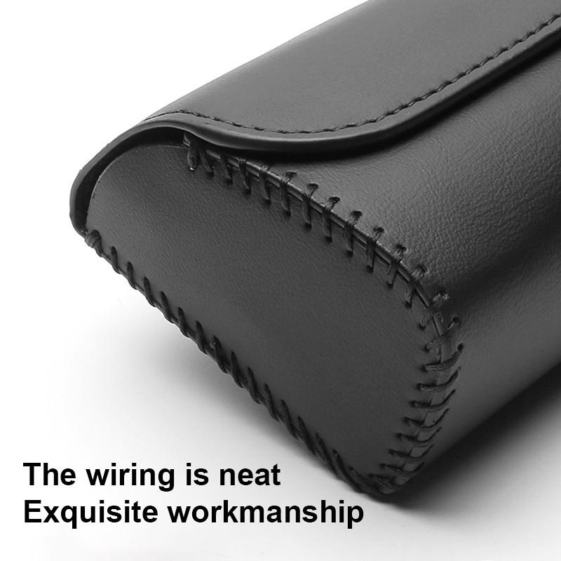 Porte Lunettes Norauto Porte Lunettes Voiture Magnétique - Étui Cuir Pour Pare-Soleil (Beige) Accessoire Voiture Organisateur