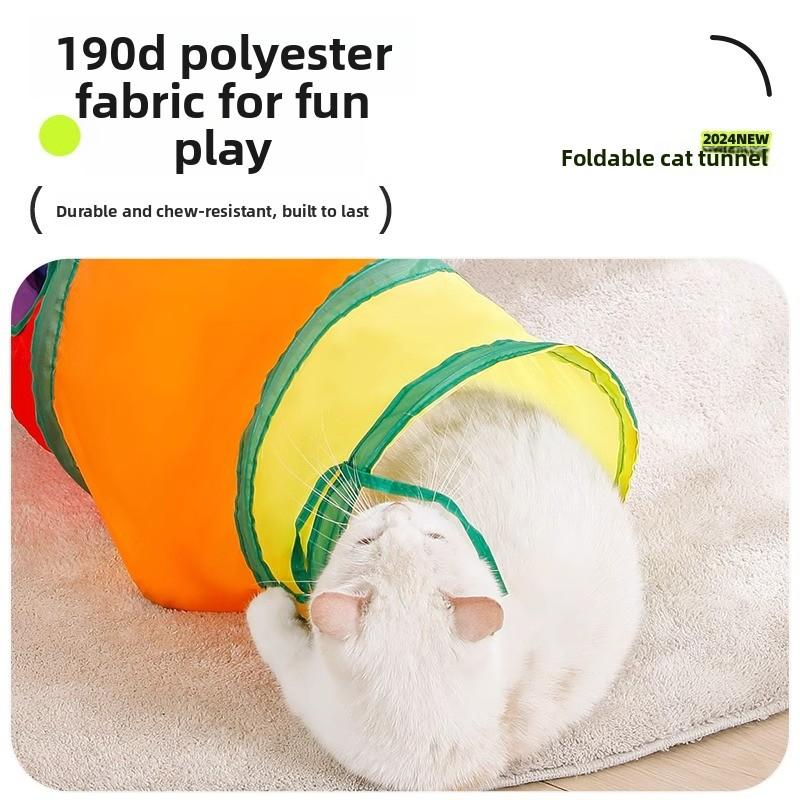 Cat Toys, Cat Tunnels, Self-entertainment and Boredom, Cave Drilling, Rainbow Maze Passage, Energy-consuming Items, Cat Teasing Sticks