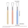 Artistic Polymer Clay Embossing Tool Set - Single Plastic Sculpting Tool for Handmade Pottery and Sculptures.