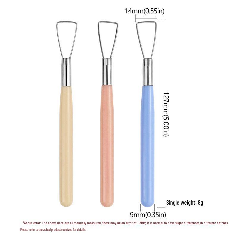 Artistic Polymer Clay Embossing Tool Set - Single Plastic Sculpting Tool for Handmade Pottery and Sculptures.