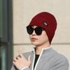 Hat Men's Warm Coldproof Wool Knitted Hat Autumn Winter Outdoor Riding Hat