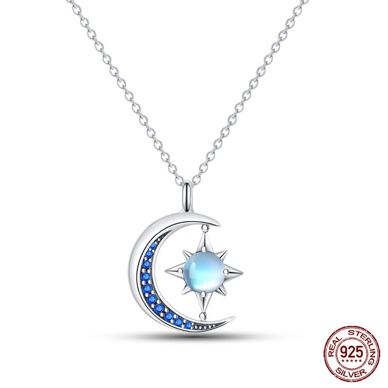 925 Silver Luminous Firefly Heart Shaped Zircon Pendant Necklace For Women Fashion Anniversary Birthday Jewelry Gifts