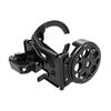 Bike Cup Support for Bar Tube, Round Screw Fastener with Joint Arm and Base Plate, Black Travel Cup Rest for Day to Day Outdoor Use