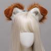 Furry Gothic Headband Animal Lolita Ears Headwear Practical Cosplay Headband  Children