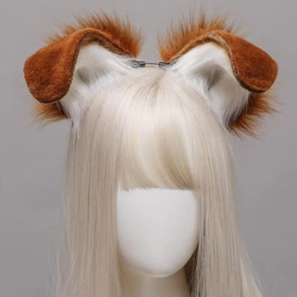 Furry Gothic Headband Animal Lolita Ears Headwear Practical Cosplay Headband Children