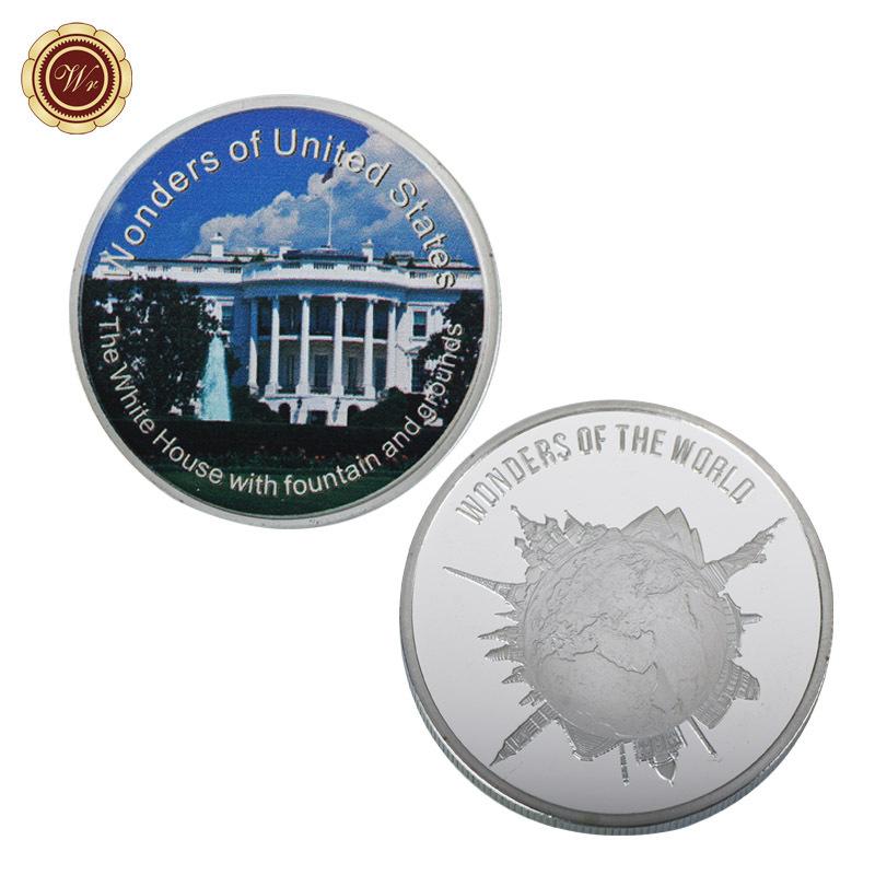 Commemorative collectible coins for American tourist attractions, badges for surrounding scenic spots