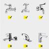 For 2.645-256.0 Faucet Threadless Tap Adaptor For  Bathroom/home