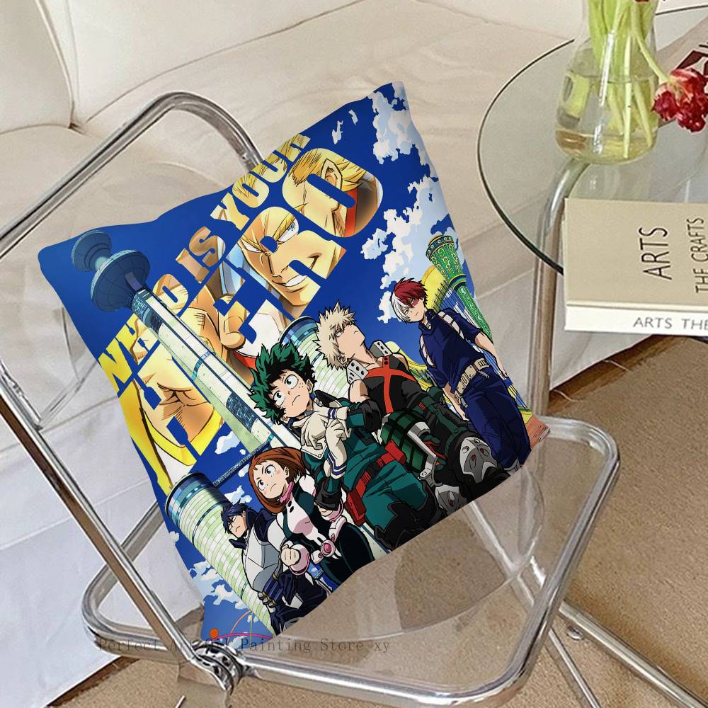 Anime My Hero Academia Pillow Case Square Pillow Bedroom Sofa Leisure Comfort Cushion Car Living Room Home Decoration