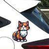 JT118#13.5x15cm Cute Calico Cat Vinyl Car Sticker Decal Animal Cat Car Sticker Cover Up Car Body Scratches Sticker
