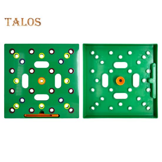 Abstandshalter für Saatgut, Schablone für den Abstand zwischen den Saaten, quadratisches Abstandswerkzeug für den Garten, Pflanzbrett für präzise Saatplatzierung