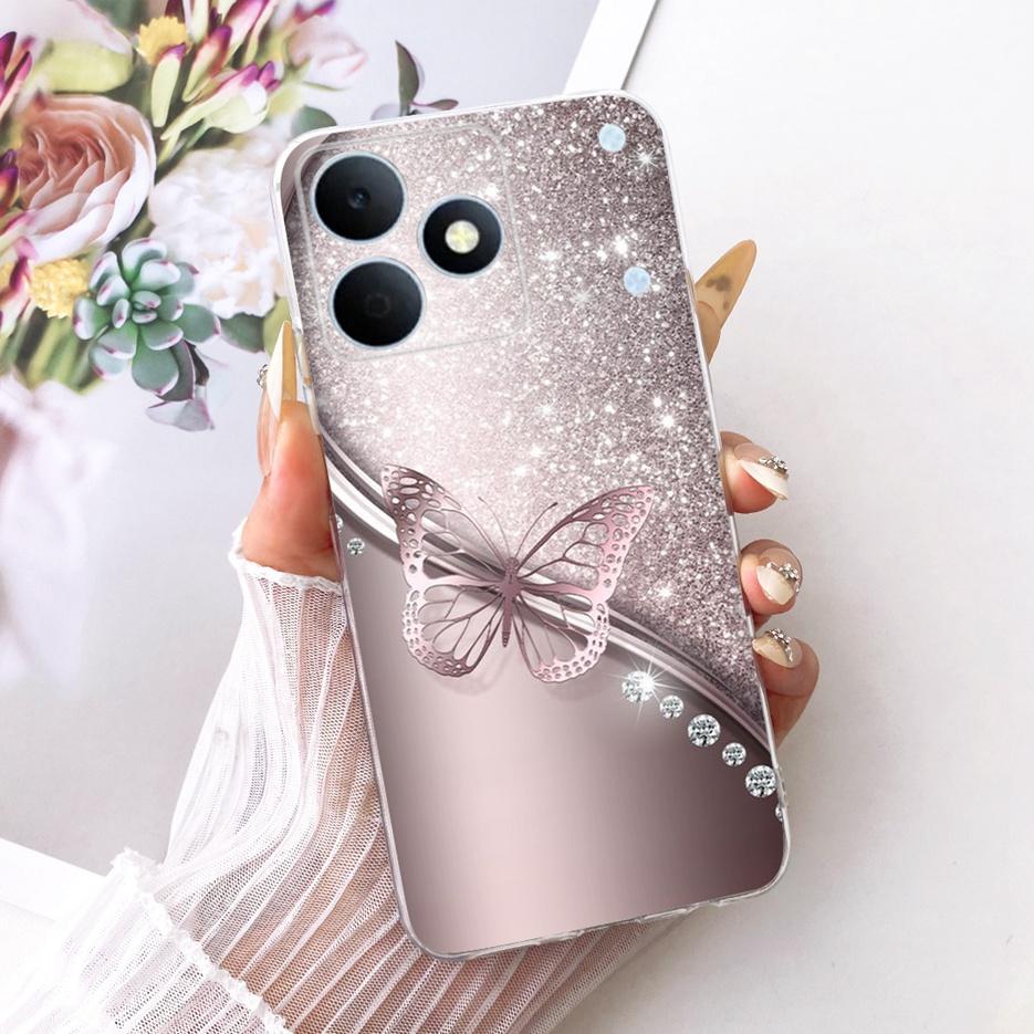 For Realme Note 80 4G Case RMX5388 Cute Cat Flowers Painted Cover Soft Silicone Case For Realme Note 80 Note80 Back Cover Fundas