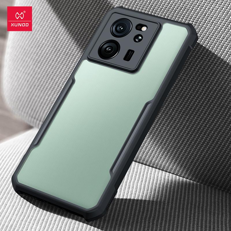 Für Xiaomi 13T 13T Pro Hülle, Airbag Stoßfeste Schale Kamera Vollschutz Acryl & TPU Rückseite Klare Abdeckung für Xiaomi 13T Pro