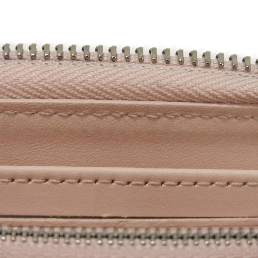 Used Zippy Wallet M82755 7940 (12564) - Current Model - Perforated Pink RFID Monogram Mahina Rose Jasmine Women's from