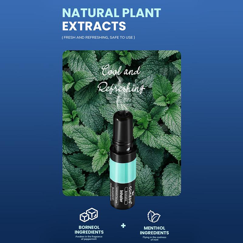 1/6Pcs Nasal Stick Long Lasting Effect Refreshing Stick Plant Essential Oil Ingredients Nasal Inhalation Cooling Oil