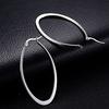 Oval Hoop Earrings for Women Large Big,Everyday Wear,Lightweight Water Drop Design,Gift Idea for Mother