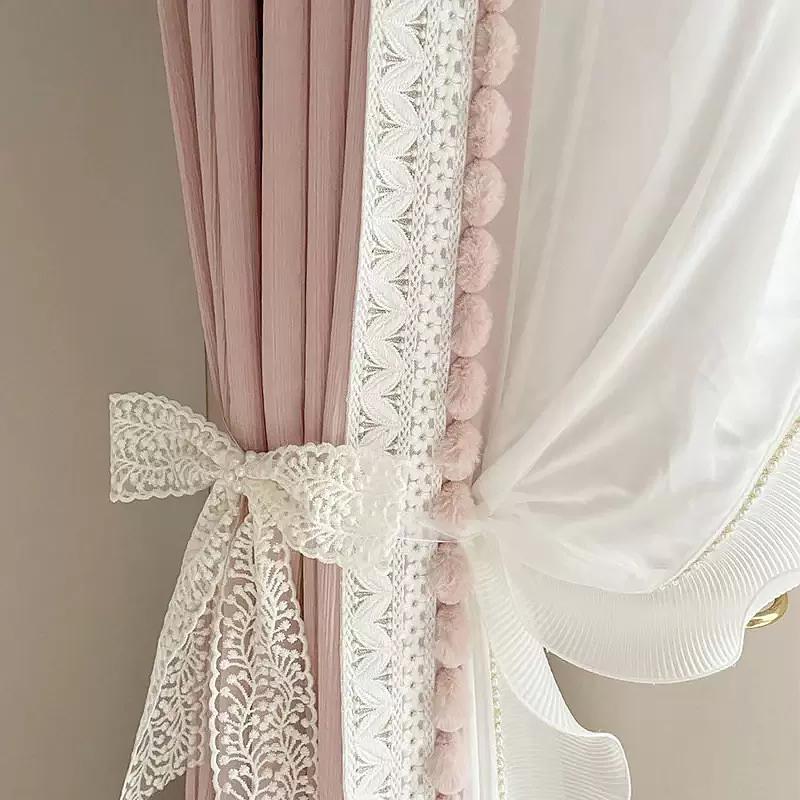 1m Band Mehrzweck Bekleidungszubehör Schal- und Kleidungsherstellung Pompom Quaste Plüschspitze Stickerei Niedlich Mehrfarbig