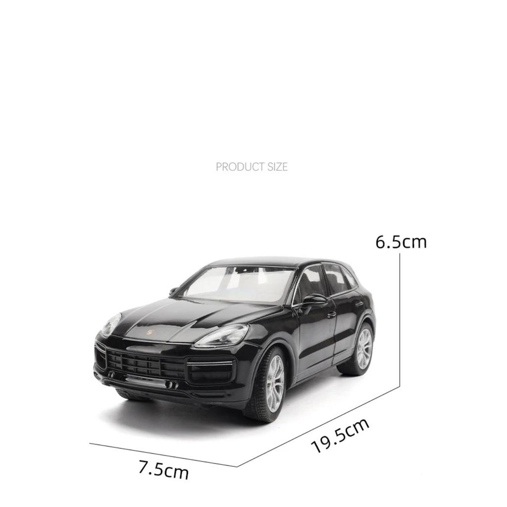 Welly 1/24 Porsche Cayenne Turbo Alloy Miniature Toy Car Model Diecast Metal Static Scale Model Car Kid Toy Vehicle Gifts