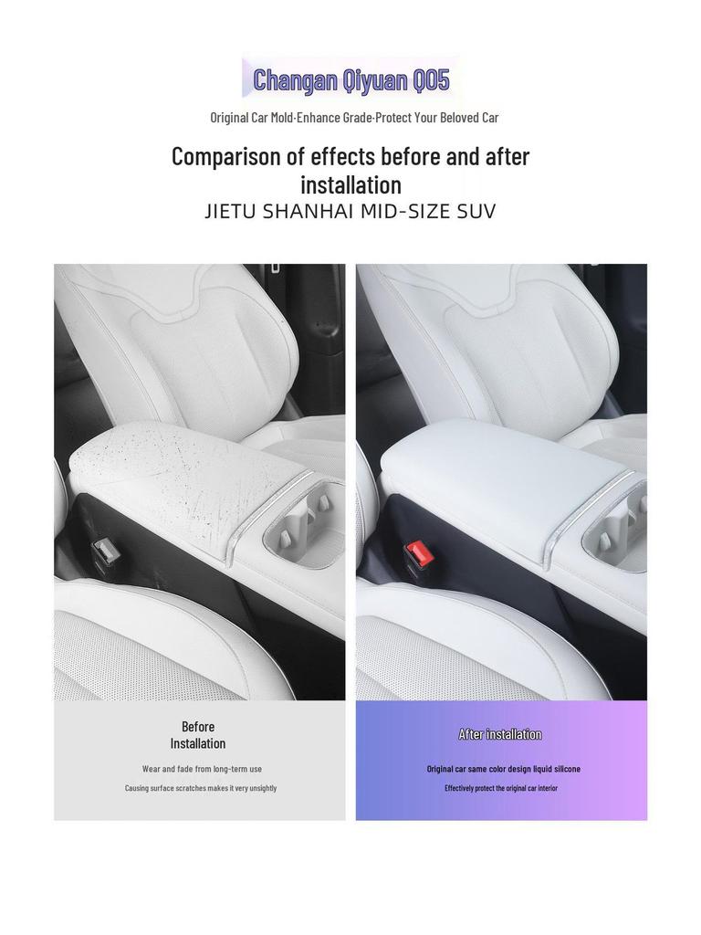 Changan Qiyuan Q05 Anti-slip Armrest Box Pad Cover