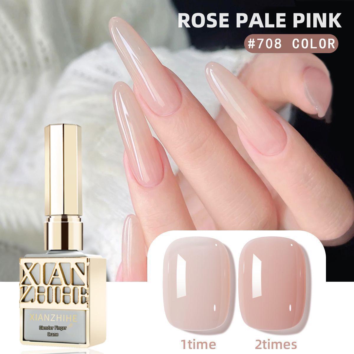 White Peach Oolong Milk Tea Nail Gel - New 2025 Arrival, Internet Favorite Whitening Nude for Nail Salons