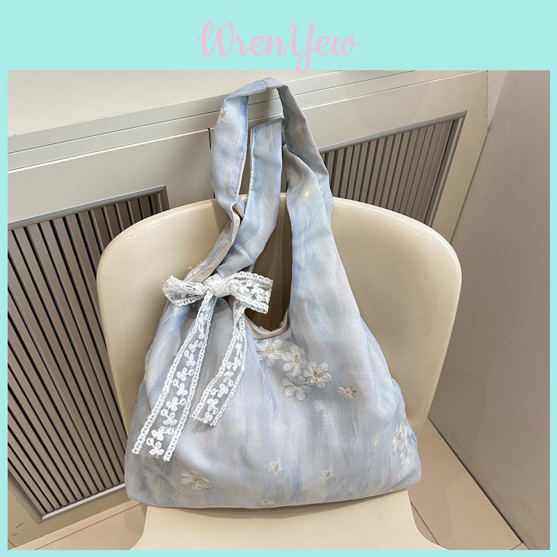 Elegant Embroidery Bag With Nylon Material For Daily Casual Use