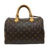 [Pre-Owned] Speedy 30 Elegant Compact Fashionable Commuter Classic Monogram Coated Canvas With Leather Trim Pillow Bag - Good #1WPFLPQ