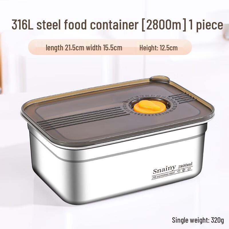UD 316L Stainless Steel Food Storage Container