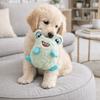 Bite Resistant Squeaky Plush Dog Doll Cartoon Dog Molar Toy Interactive Dog Toy  Aggressive Chewers