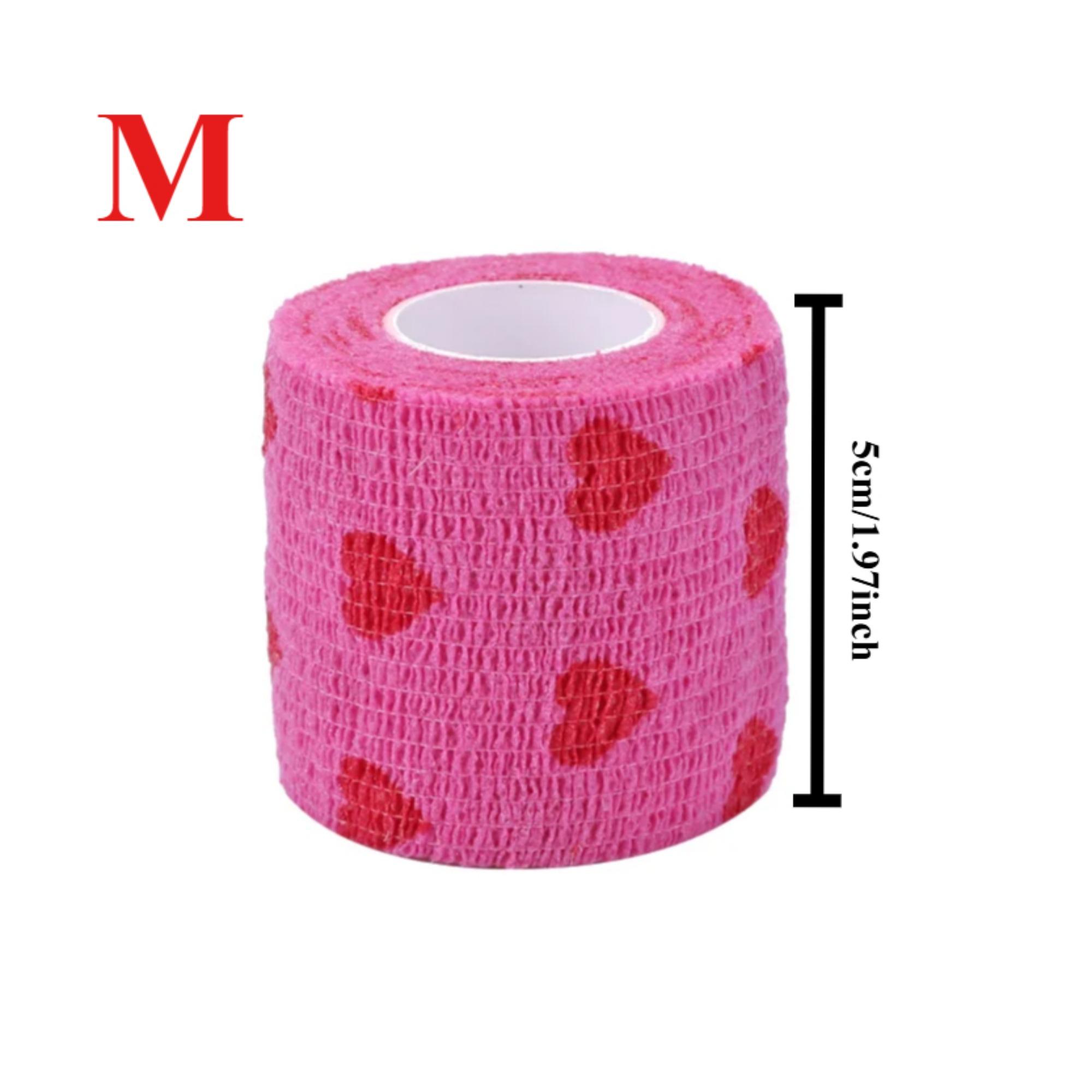 

12/10Pcs Colorful Sport Self Adhesive Elastic Bandage Wrap Tape Elastoplast Suitable For Knee Pad Finger Ankle Palm Aid Kit Pet Tool Warm 5cm X 4.8m